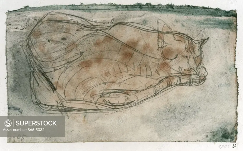 Sleeping Cat Paul Klee (1879-1940 Swiss) Christie's Images 