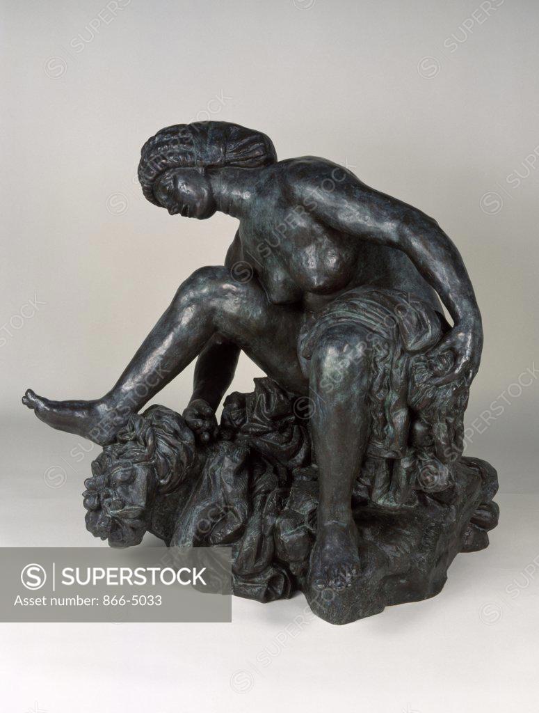 Stock Photo: 866-5033 Large Crouching Bather Grande Baigneuse Accroupie 1906-1907 Bourdelle, Emile Antoine(1861-1929 French) Christie's Images, London, England 