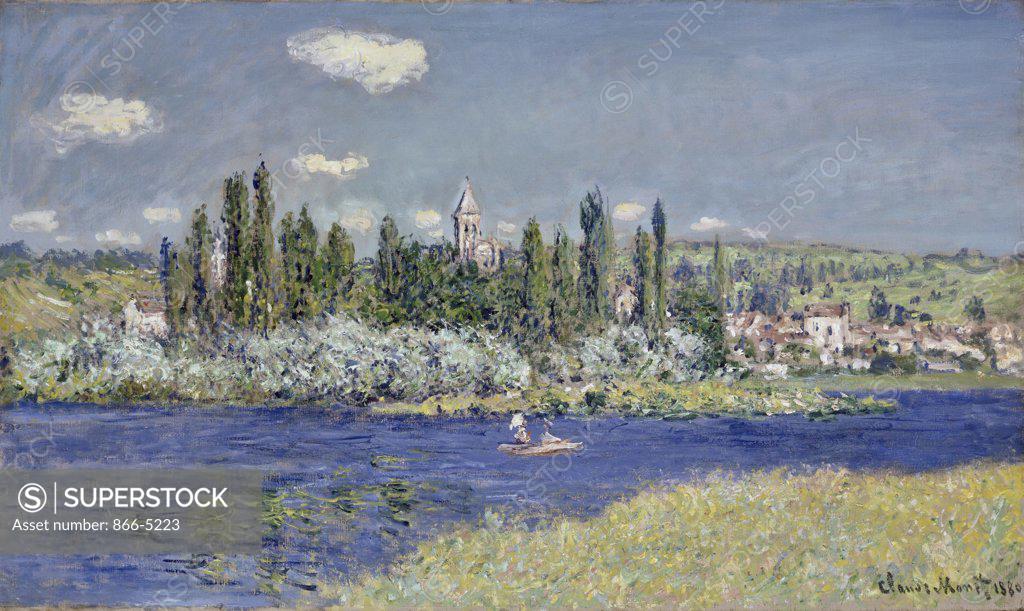 Stock Photo: 866-5223 Vetheuil  1880 Monet, Claude(1840-1926 French) Oil On Canvas Christie's Images, London, England 