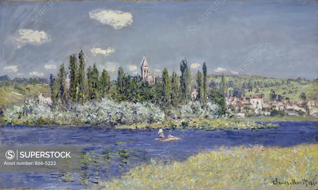 Vetheuil  1880 Monet, Claude(1840-1926 French) Oil On Canvas Christie's Images, London, England 