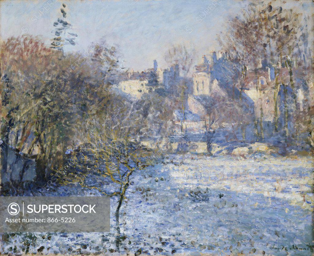 Stock Photo: 866-5226 Le Givre  1875 Monet, Claude(1840-1926 French) Oil On Canvas Christie's Images, London, England 