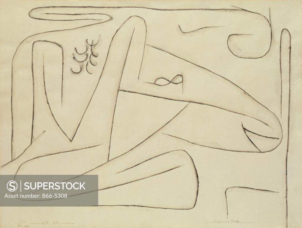 Stock Photo: 866-5308 Kopf Eines Tieres  1937 Klee, Paul(1879-1940 Swiss) Charcoal On Paper Christie's Images, London, England 