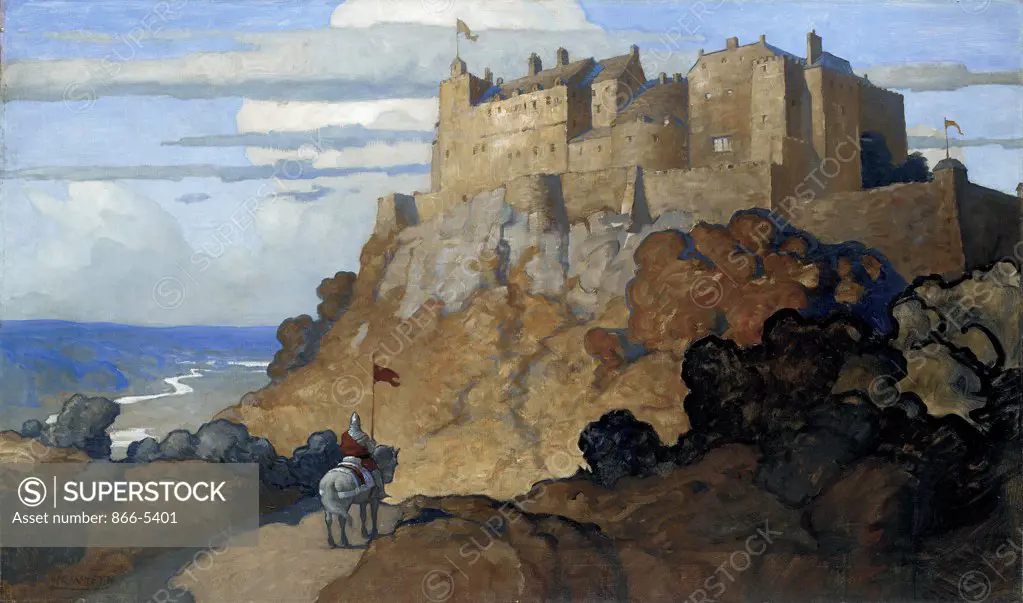 The Scottish Chiefs Newell Convers Wyeth (1882-1945 American) Oil canvas masonite