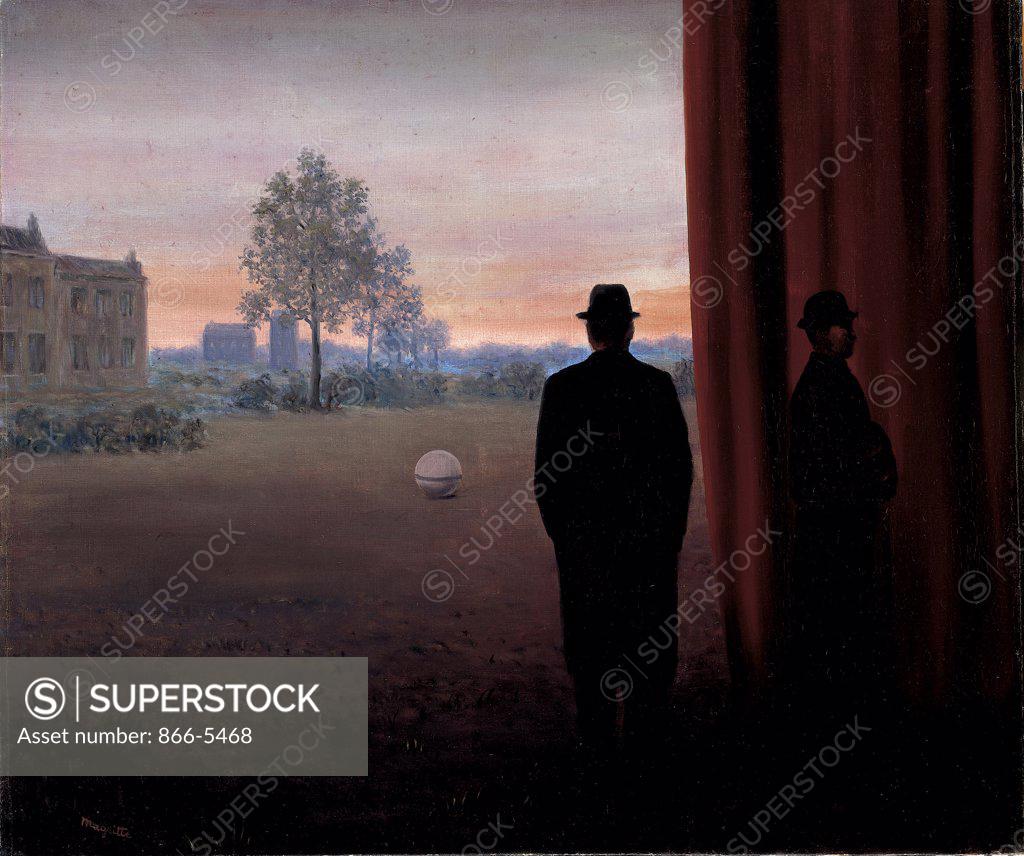 Stock Photo: 866-5468 A La Rencontre Du Plaisir 1950 Rene Magritte (1898-1967 Belgian) Oil on canvas