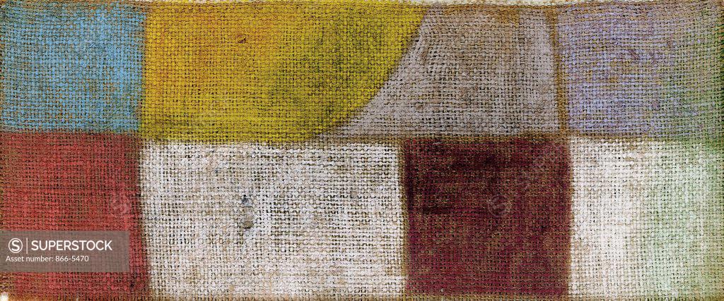Stock Photo: 866-5470 Drinnen Und Draussen Paul Klee (1879-1940 Swiss) Gouache and pastel