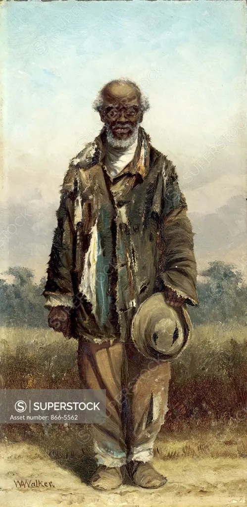 Field Hand William Aiken Walker (1838-1921 American) Oil on board