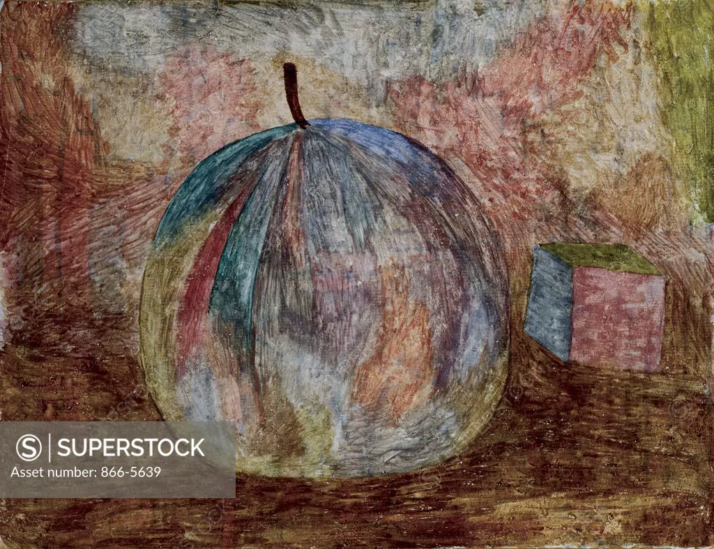 Kunstliche Frucht(Recto) Paul Klee (1879-1940 Swiss) Watercolor & pencil on paper