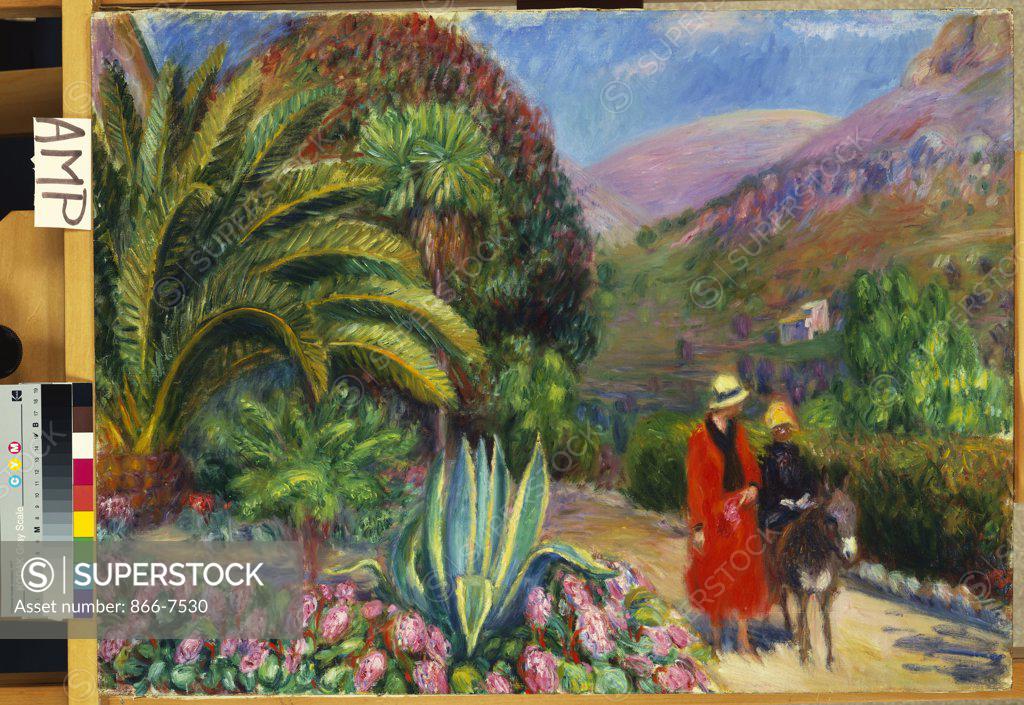 Stock Photo: 866-7530 Afternoon In Provence.  William James Glackens (1870-1938). Oil On Canvas.
