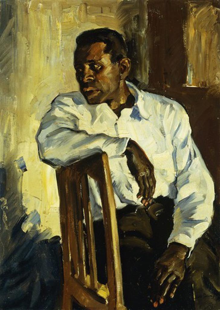 Portrait of Paul Robeson. Randall Davey (1887-1964). Oil on canvas. 82 x 58.5cm