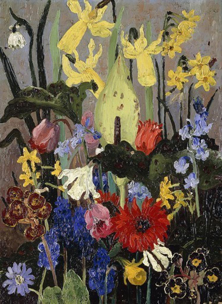 Spring Flowers. Sir Cedric Morris (1889-1982). Oil on canvas. Signed and dated 1931. 15 x 11in