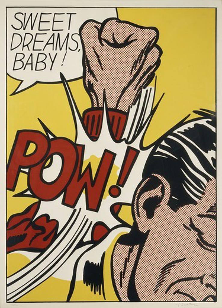 Sweet Dreams Baby! Roy Lichtenstein (1923-1997). Screenprint. Executed in 1965. From 11 Pop Artists, Volume III.