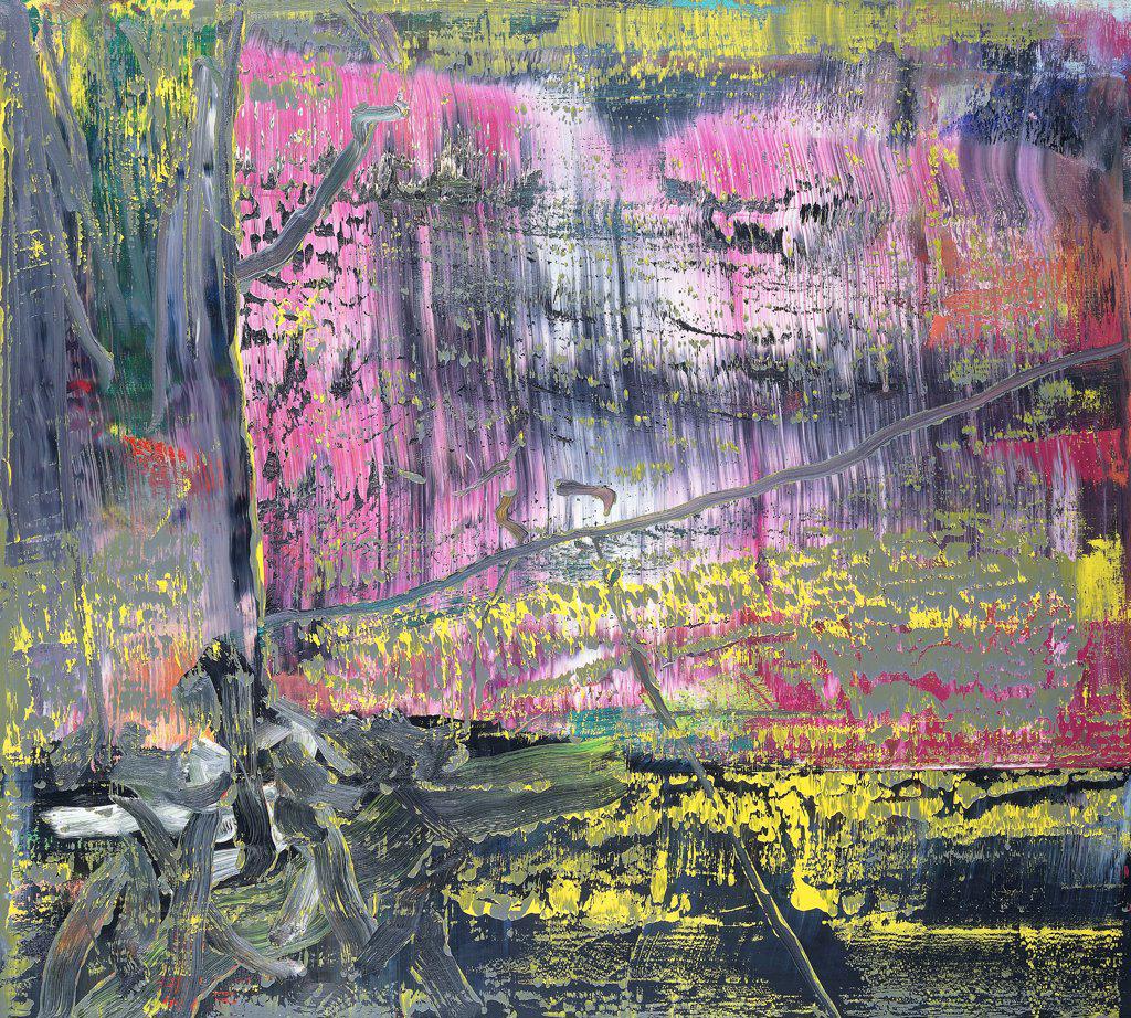 Violet; Violett (600-1). Gerhard Richter (b.1932). Oil on canvas. Signed and dated 1986. 200 x 180cm.