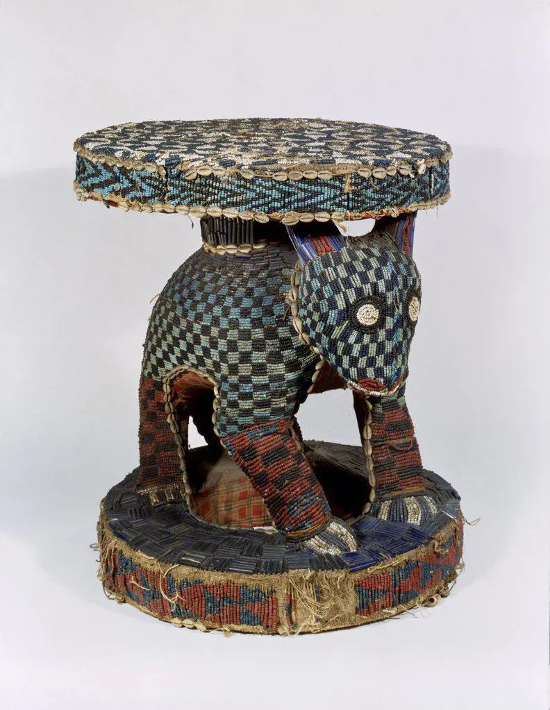 Cameroon Beaded Stool Primitive Art Christie's, London 