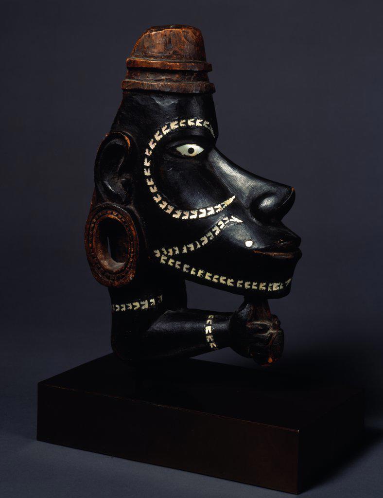 Canoe Prow ornament, Nguzunguzu from Solomon Islands, England, London, Christie's Images, Primitive Art