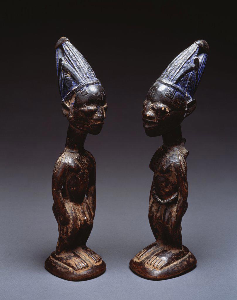Pair of Yoruba Twin Figures, Ere Ibeji Primitive Art Christie's, London 