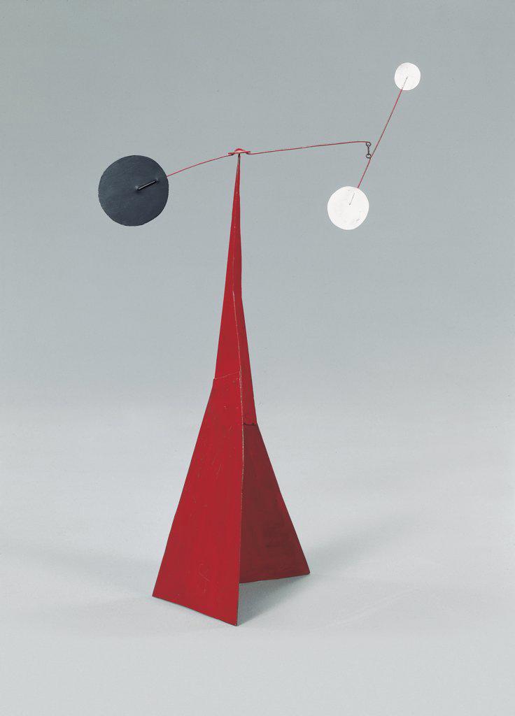 Untitled, Painted Sheet Metal and Wire ca. 1965 Alexander Calder (1898-1976 American)