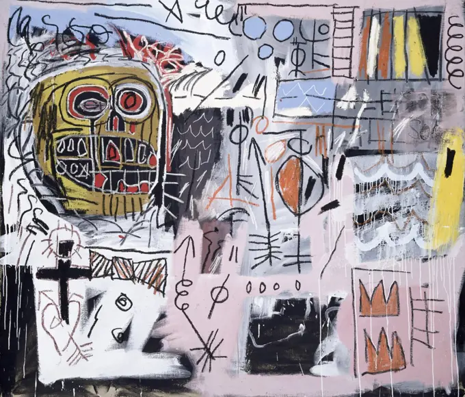 Untitled Jean-Michel Basquiat (1960-1988) Acrylic and Oilstick on Canvas Christie's Images, London, England