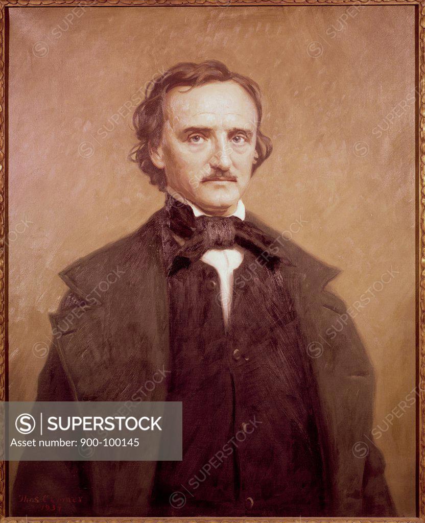 Stock Photo: 900-100145 Edgar Allen Poe, Thomas Cromwell Corner, 1865-1938