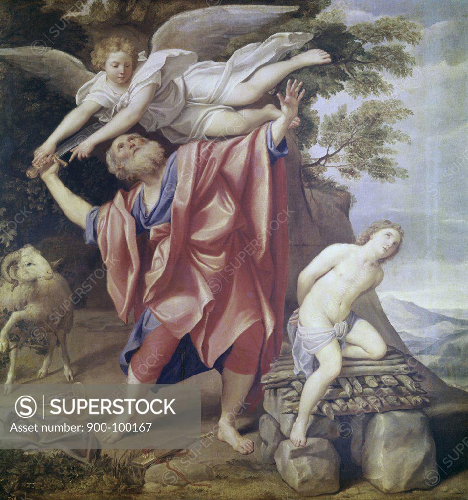 Stock Photo: 900-100167 Abraham Sacrificing Isaac Domenichino (1581-1641 Italian) 