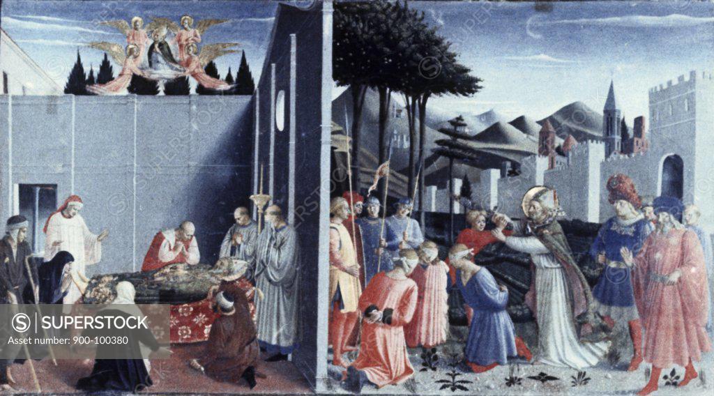 Stock Photo: 900-100380 Martyrs and Saints Fra Angelico (ca. 1400-1455 Italian) 