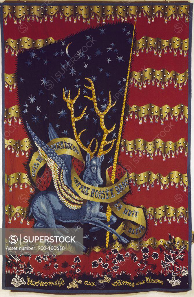 Stock Photo: 900-100618 In Honor of Ladies & Unicorns, tapestry