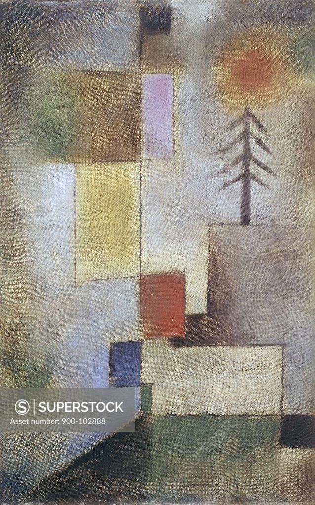 Stock Photo: 900-102888 Small Pine Tree Paul Klee (1879-1940 Swiss)