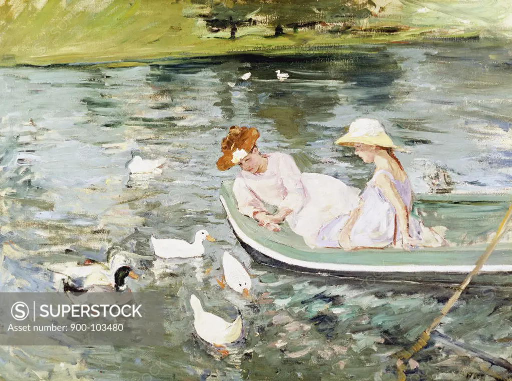Summertime  c. 1894-1895  Mary Cassatt (1845-1926/American)  Oil on canvas Armand Hammer Foundation, Los Angeles 