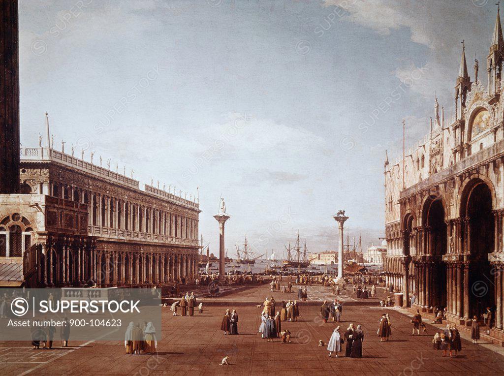 Stock Photo: 900-104623 Piazette in Venice Goivanni Antonio C. Canaletto (1697-1768 Italian) 