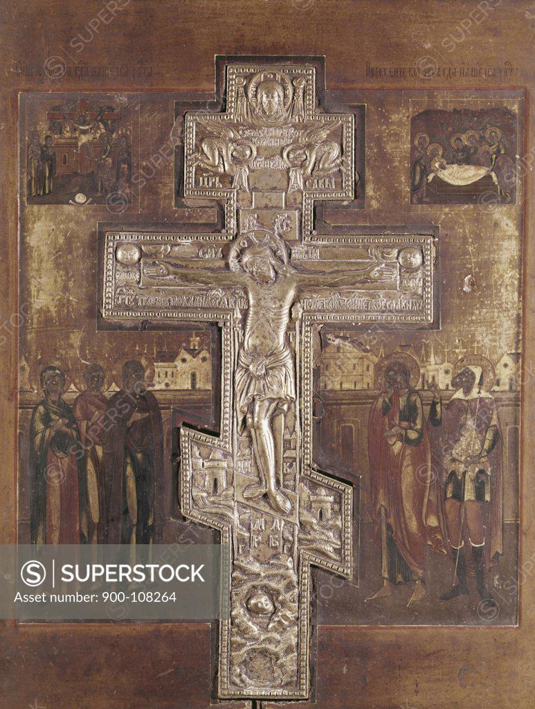 Stock Photo: 900-108264 Crucifixion Icon