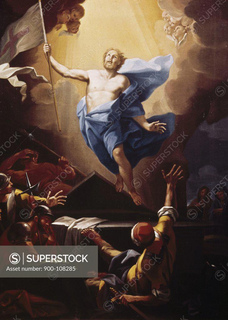 Stock Photo: 900-108285 The Resurrection  Henrik Krock (1677-1738/ Danish) 