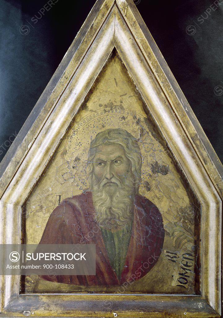 Stock Photo: 900-108433 The Prophet Isaiah by Ugolino di Nerio, circa 1317-27, 14th century