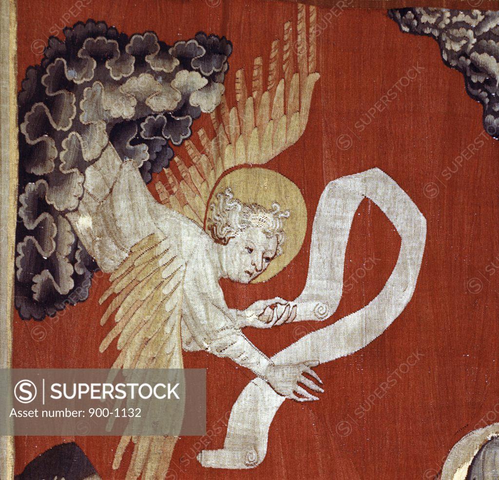 Stock Photo: 900-1132 Apocalypse - Angel Detail Tapestry/Textiles