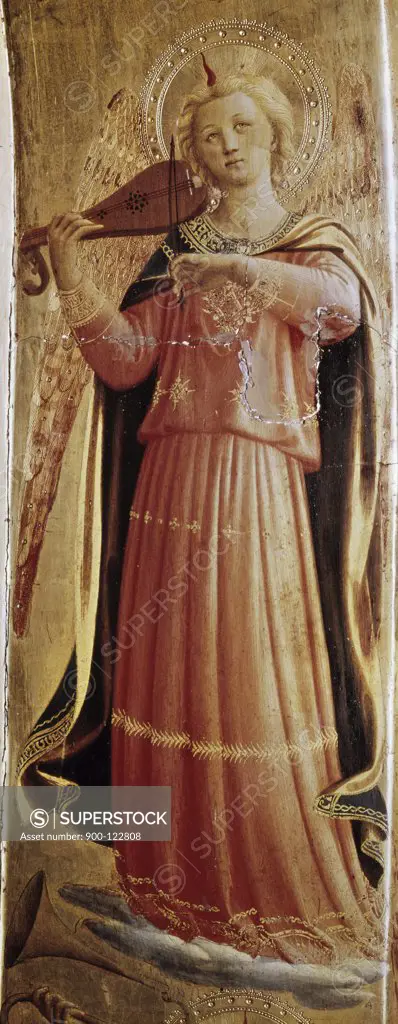 Angel with a Violin  Fra Giovanni Da F. Angelico (1387-1455 Italian)  