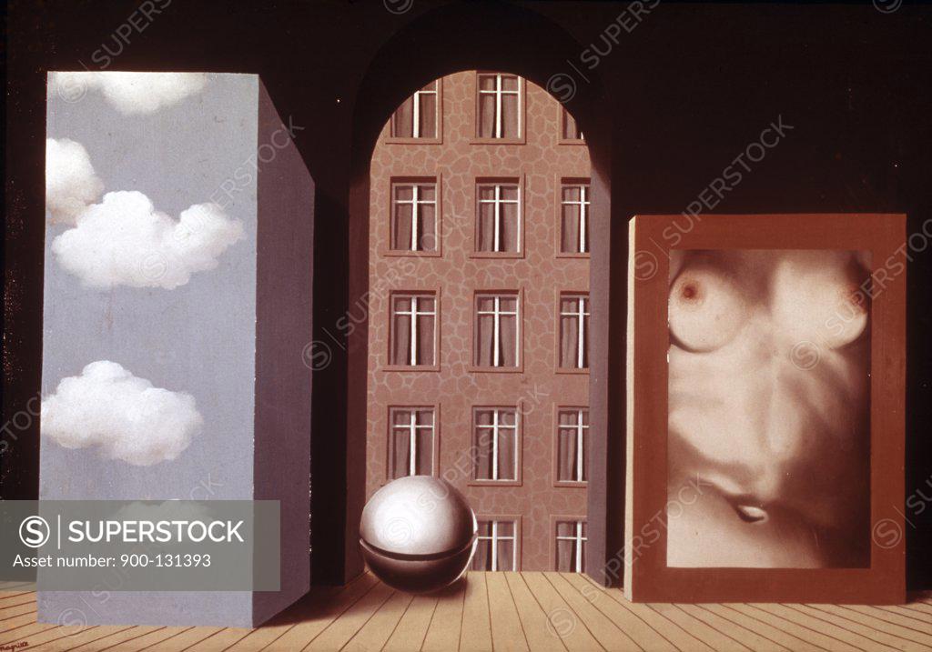 Stock Photo: 900-131393 Act of Violence by Rene Magritte, Oil on canvas, 1934, 1898-1967, Private Collection
