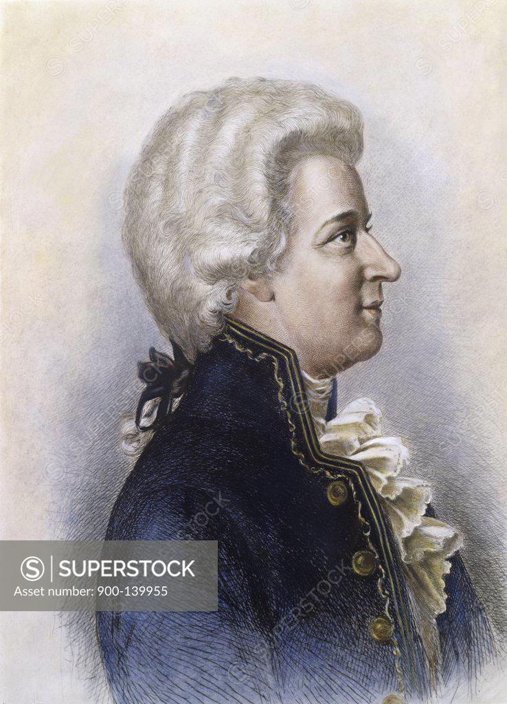 Stock Photo: 900-139955 Wolfgang Amadeus Mozart Artist Unknown