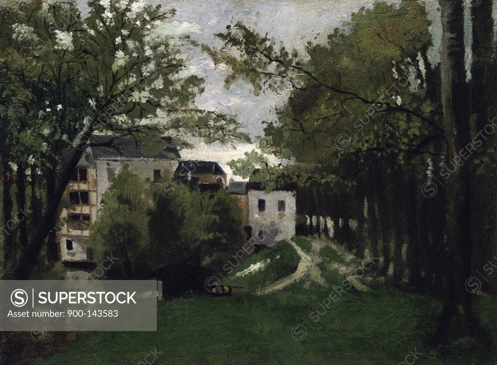 Stock Photo: 900-143583 Le Moulin a La Roche Guyon Camille Pissarro (1830-1903 French) 
