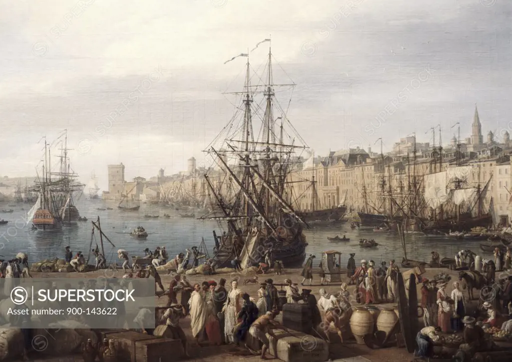 Port of Marseille Claude-Joseph Vernet (1714-1789/French)