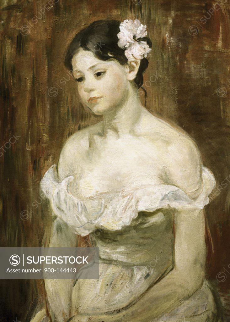 Stock Photo: 900-144443 Portrait of a Young Girl Berthe Morisot (1841-1895/French) Musee du Petit Palais, Paris, France