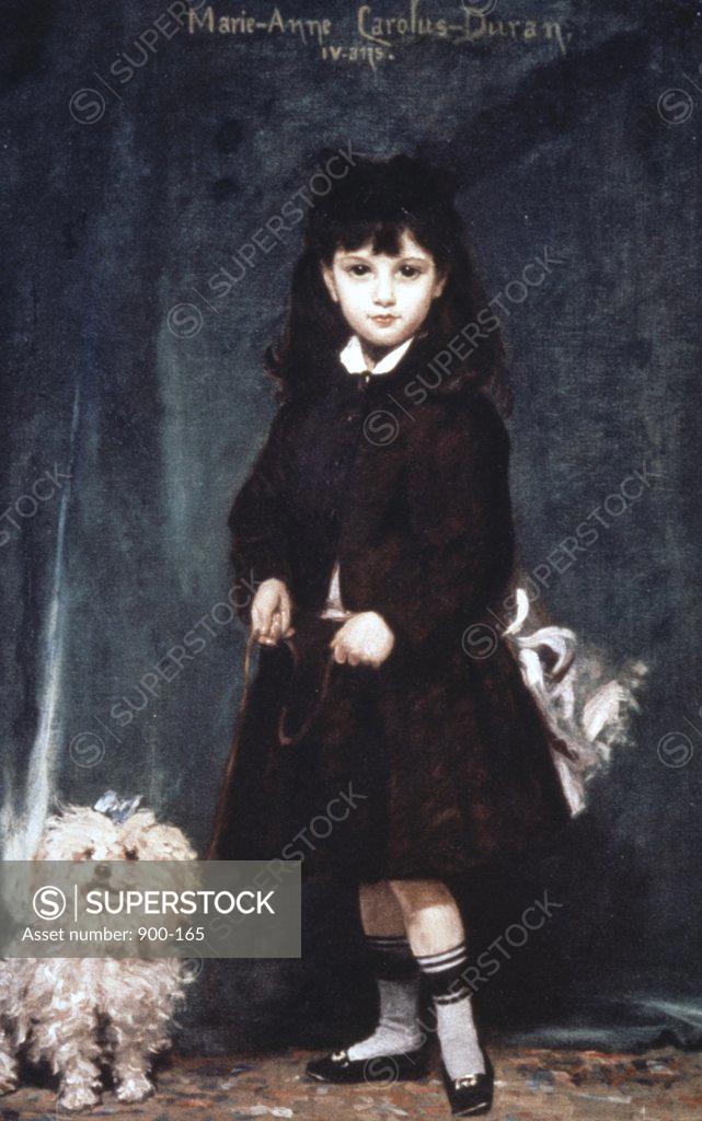 Stock Photo: 900-165 The Artist's Daughter Emile Auguste Carolus-Duran (1838-1917 French) Palace of the Legion on Honor, San Francisco, California, USA 