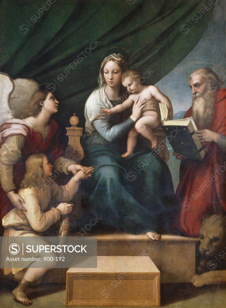 Stock Photo: 900-192 The Virgin of the Fish Raphael (1483-1520 Italian) Museo del Prado, Madrid