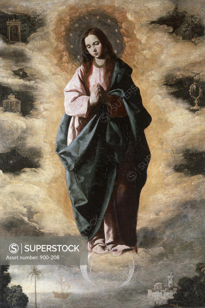 Stock Photo: 900-208 The Immaculate Conception Francisco de Zurbaran (1598-1664 Spanish) 