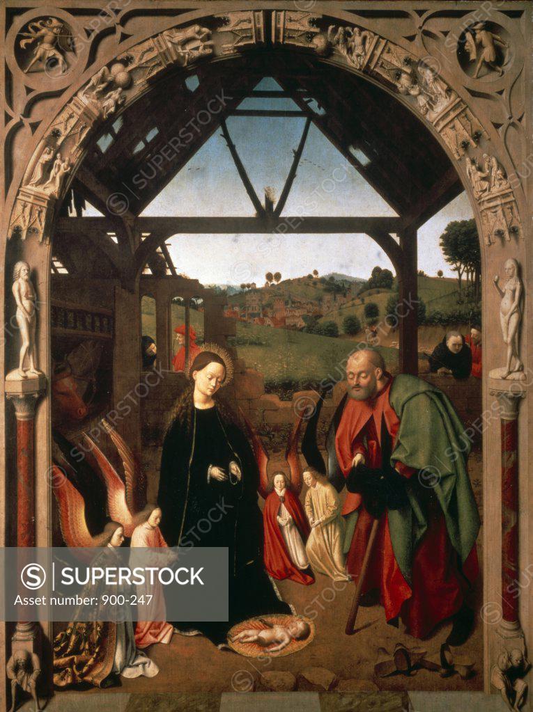 Stock Photo: 900-247 Nativity by Giorgio Giorgione, (1477-1510)