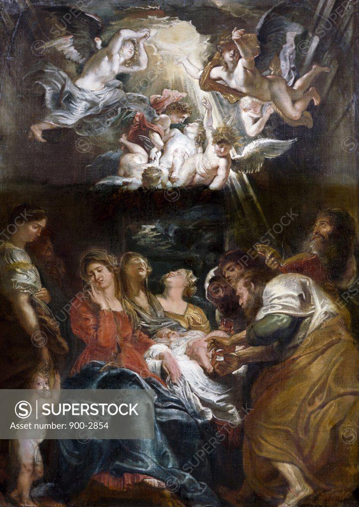 Stock Photo: 900-2854 Circumcision of Christ by Peter Paul Rubens, (1577-1640)
