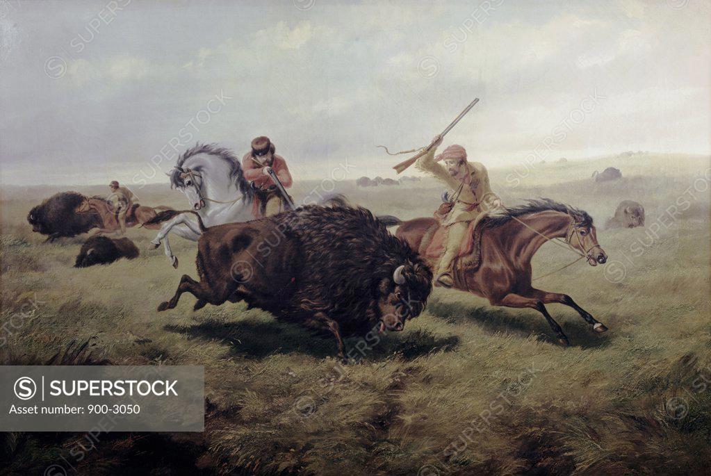 Stock Photo: 900-3050 Life of the Hunter Arthur Fitzwilliam Tait (1819-1905/American) 