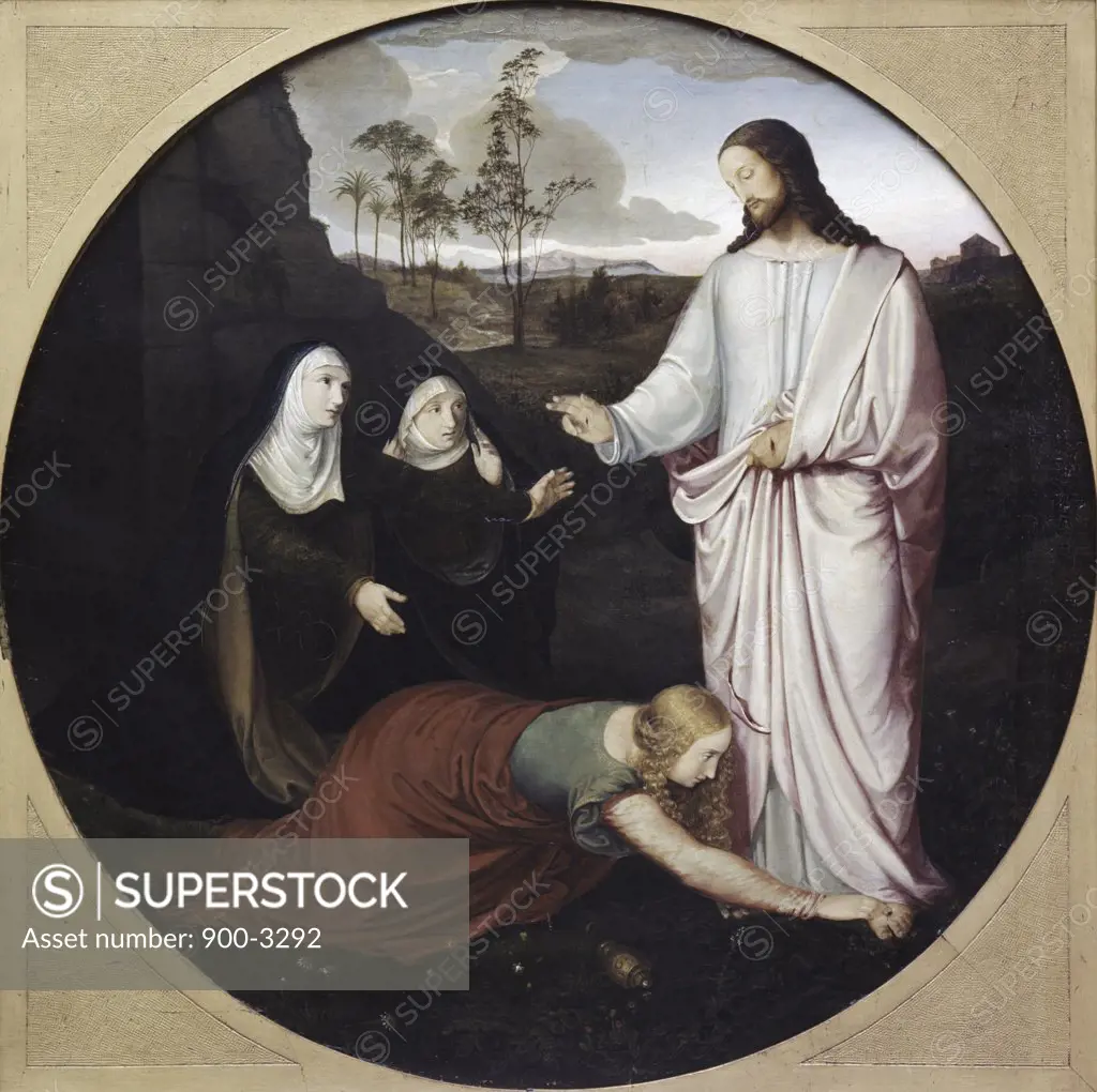 Christ's Appearance Before the Three Mary's Erwin Speckter (1806-1835 German) Oil on canvas Kunsthalle, Hamburg, Germany 