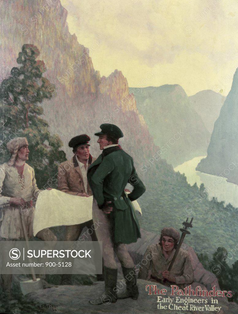 Stock Photo: 900-5128 The Pathfinders, Early Engineers in the Cheat River Valley, Herbert D. Stitt