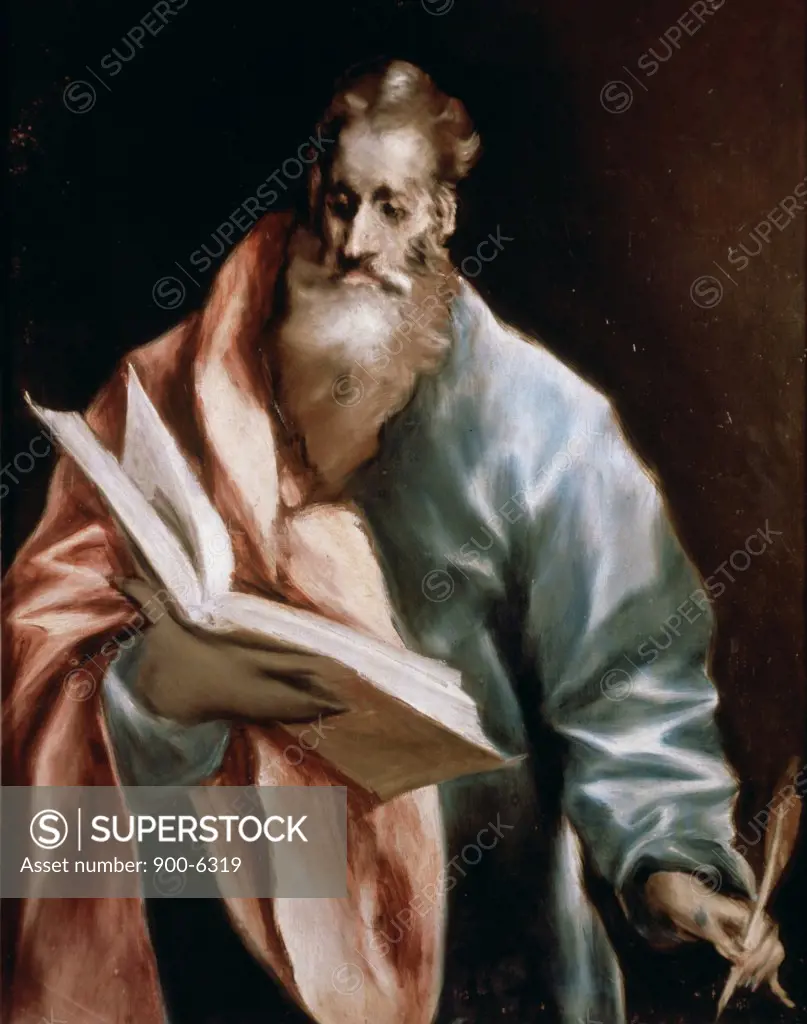 Saint Matthew El Greco (1541-1614 Greek) 