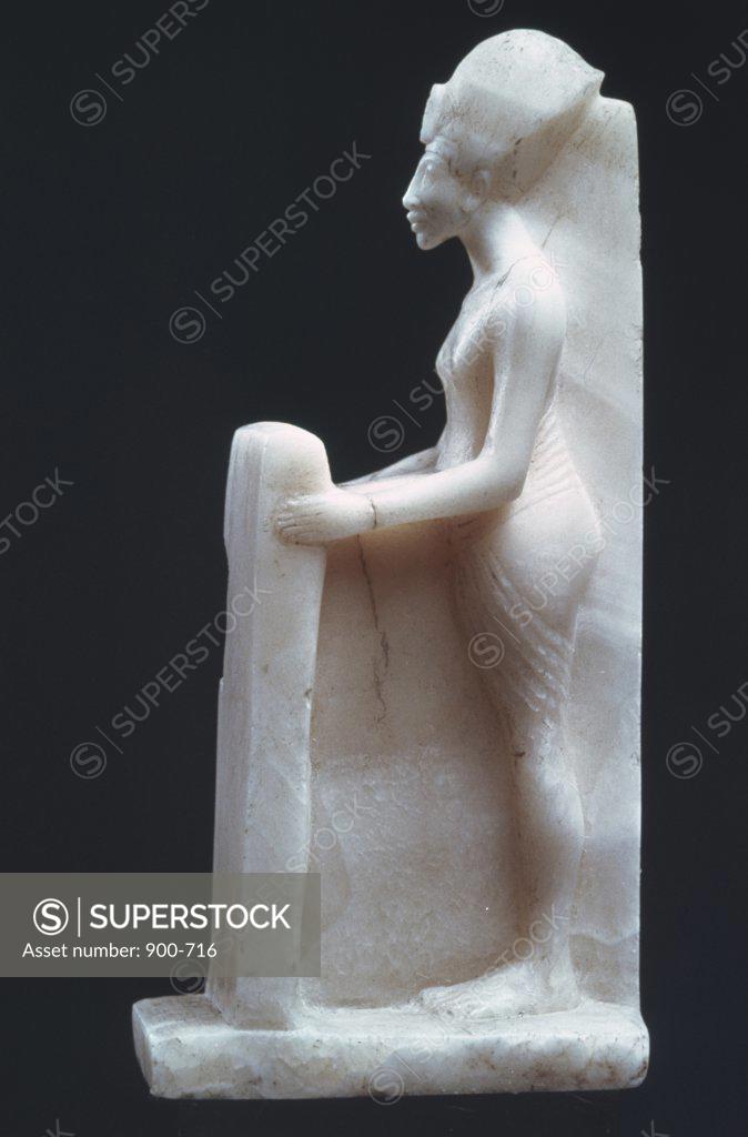 Stock Photo: 900-716 Akhenaten Statuette 1350 BC Egyptian Art Alabaster Staatliche Museen, Berlin, Germany 