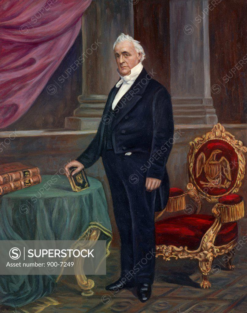 Stock Photo: 900-7249 James Buchanan, 15th President of the United States Alonzo Chappell (1828-1887 American) 