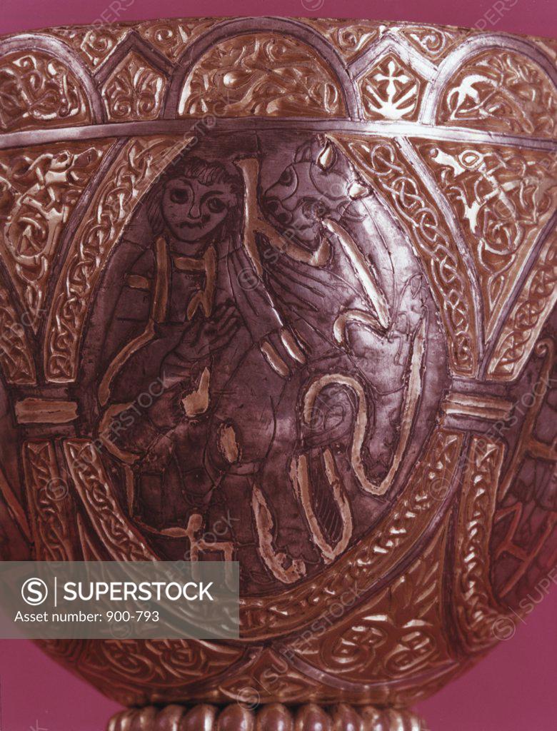 Stock Photo: 900-793 Goblet-Detail Antiques-Housewares Stift Kremsmunster, Austria (Benedictine Abbey) 